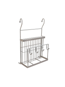 Полиця для ножів та дощок на рейлінг, хром Lemax модель MX-427 Фото