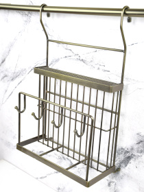 Полиця для ножів та дощок на рейлінг Lemax модель MX-427 BA Фото