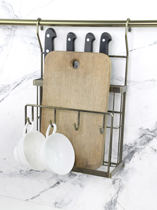 Полка для ножей и досок на рейлинг Lemax модель MX-427 BA Фото