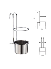 Станкан для столових приборів на рейлінг Lemax модель YJ-G017 E Фото