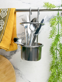 Стакан для столовых приборов на рейлинг Lemax модель YJ-G017 E Фото