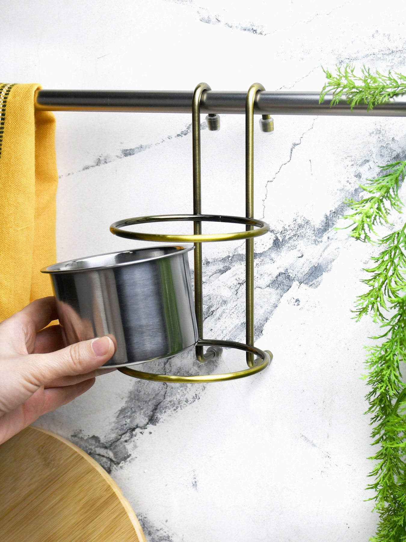 Станкан для столових приборів на рейлінг Lemax модель YJ-G017 E BA Фото