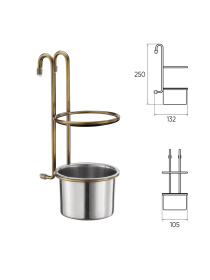 Станкан для столових приборів на рейлінг Lemax модель YJ-G017 E BA Фото