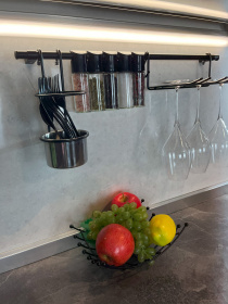 Станкан для столових приборів на рейлінг Homax модель YJ-G017 E BL Фото