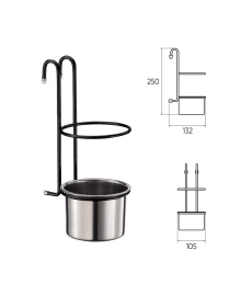 Станкан для столових приборів на рейлінг Homax модель YJ-G017 E BL Фото