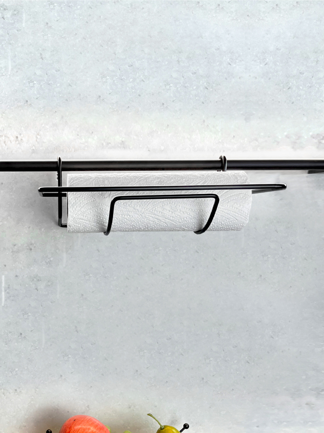 Полиця для паперових рушників на рейлінг Homax модель YJ-G217 BL Фото