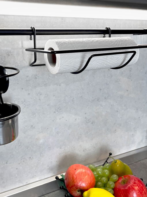 Полиця для паперових рушників на рейлінг Homax Модель YJ-G217 BL Фото