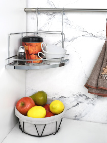 Полка угловая малая на рейлинг Lemax модель YJ-G301 A Фото