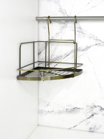 Полиця кутова мала на рейлінг Lemax модель YJ-G301 A BA Фото