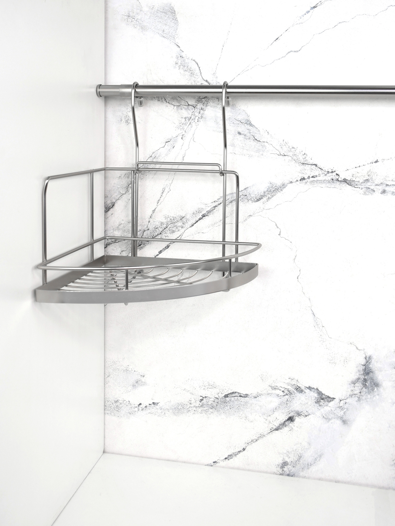 Полиця кутова мала на рейлінг Lemax модель YJ-G301 A NM Фото