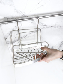 Полиця кутова мала на рейлінг Lemax модель YJ-G301 A NM Фото