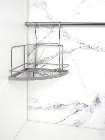 Полиця кутова мала на рейлінг Lemax модель YJ-G301 A NM Фото