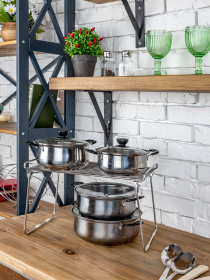 Полиця для зберігання на кухні Lemax модель YJ-G-3362 Фото