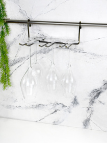 Полка для фужеров на рейлинг Lemax модель YJ-G507 BA Фото