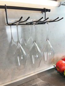 Полиця для фужерів на рейлінг Homax модель YJ-G507 BL Фото