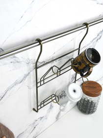 Полка для кружек и стаканов на рейлинг Lemax модель YJ-G508 BA Фото