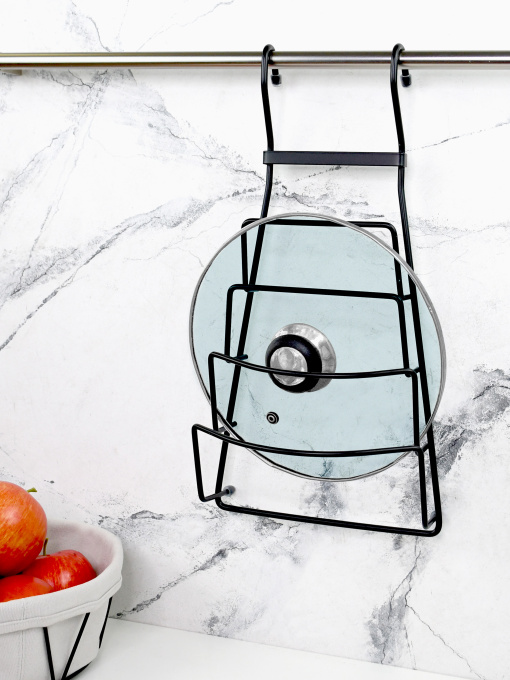 Полиця для кришок на рейлінг Homax Модель YJ-G809 B BL Фото