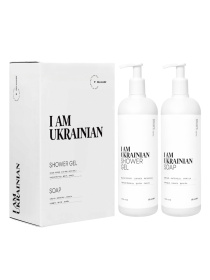 Подарунковий набір: IAMUK Гель для душу + IAMUK Рідке мило DeLaMark модель 4820152333476 Фото