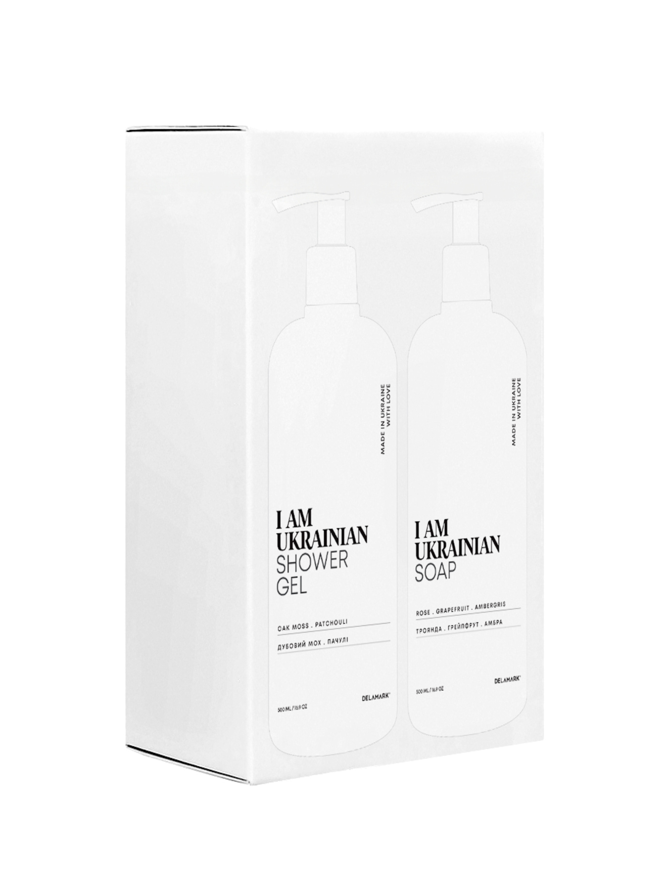 Подарунковий набір:  Рідке мило +Гель для душу DeLaMark модель 4820152333629 Фото