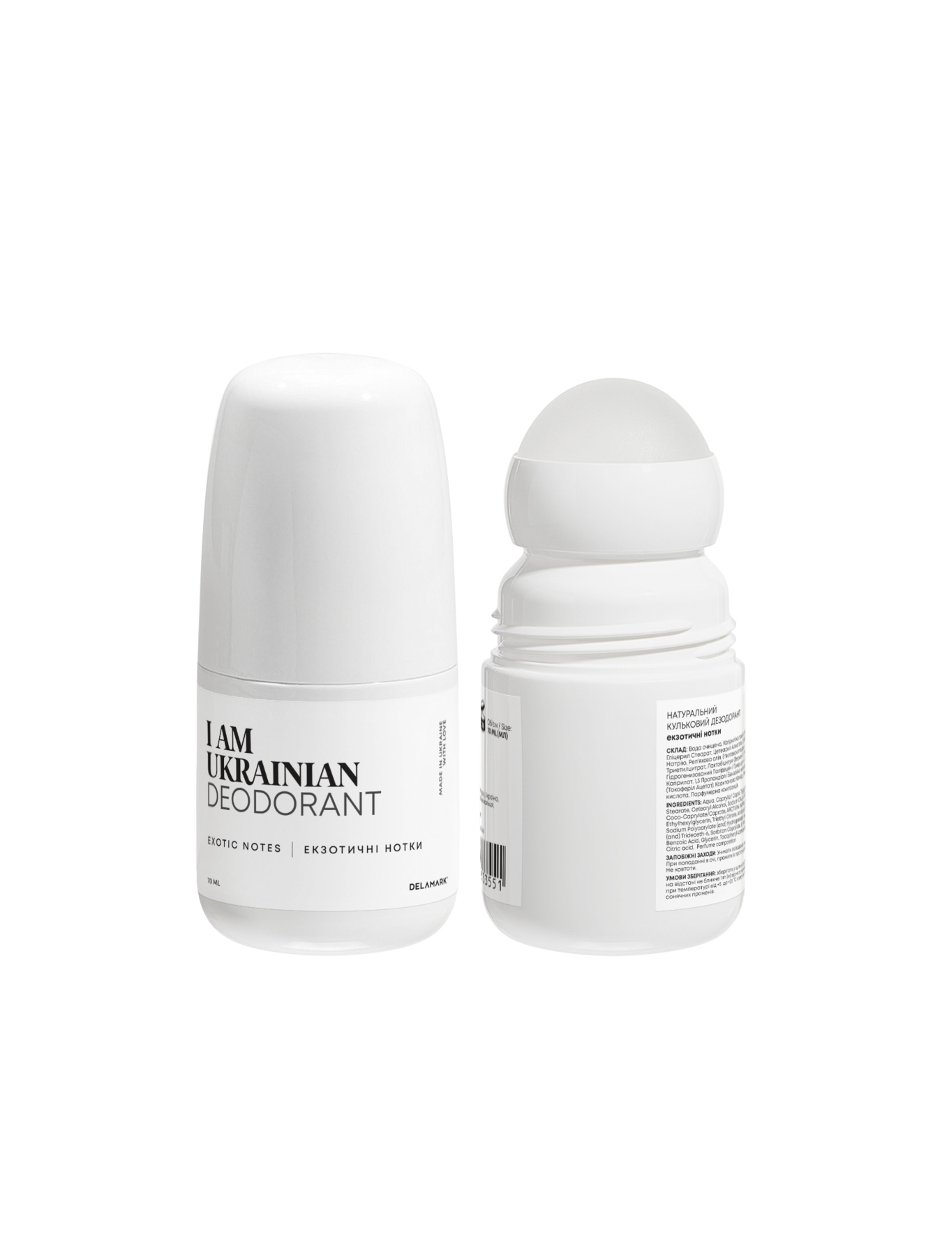 Натуральний кульковий дезодорант екзотичні нотки DeLaMark модель 4820152333551 Натуральний кульковий дезодорант екзотичні нотки DeLaMark модель 4820152333551 Фото