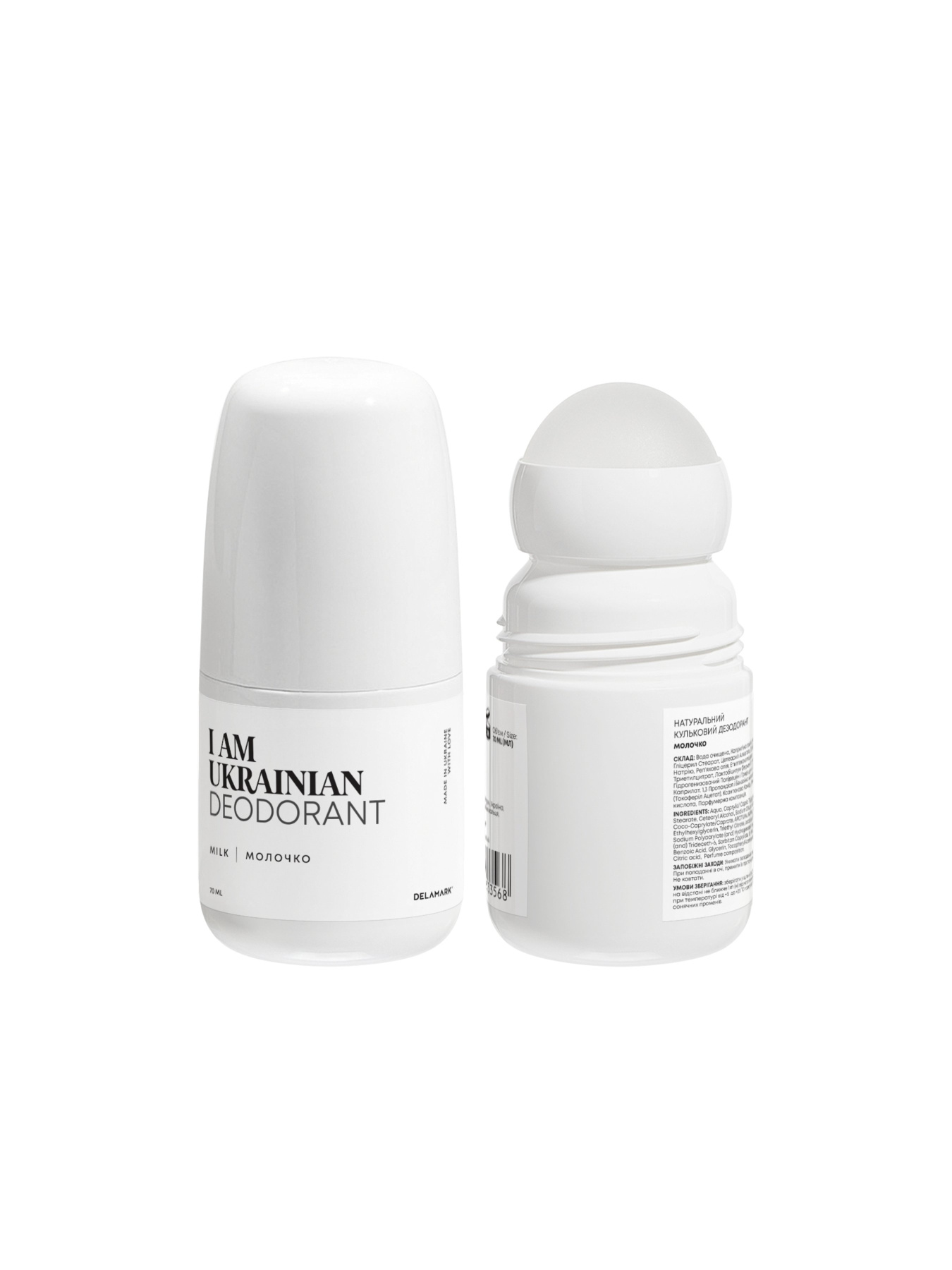 Натуральний кульковий дезодорант молочко DeLaMark модель 4820152333568 Натуральний кульковий дезодорант молочко DeLaMark модель 4820152333568 Фото