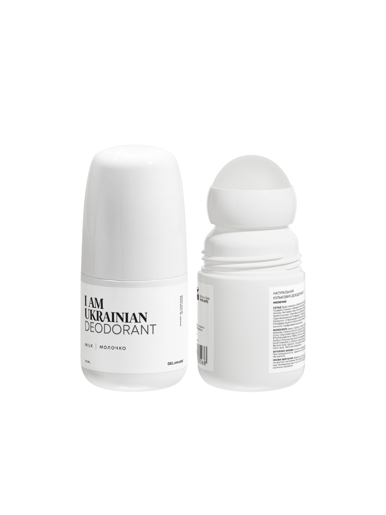 Натуральний кульковий дезодорант молочко DeLaMark модель 4820152333568 Натуральний кульковий дезодорант молочко DeLaMark модель 4820152333568 Фото