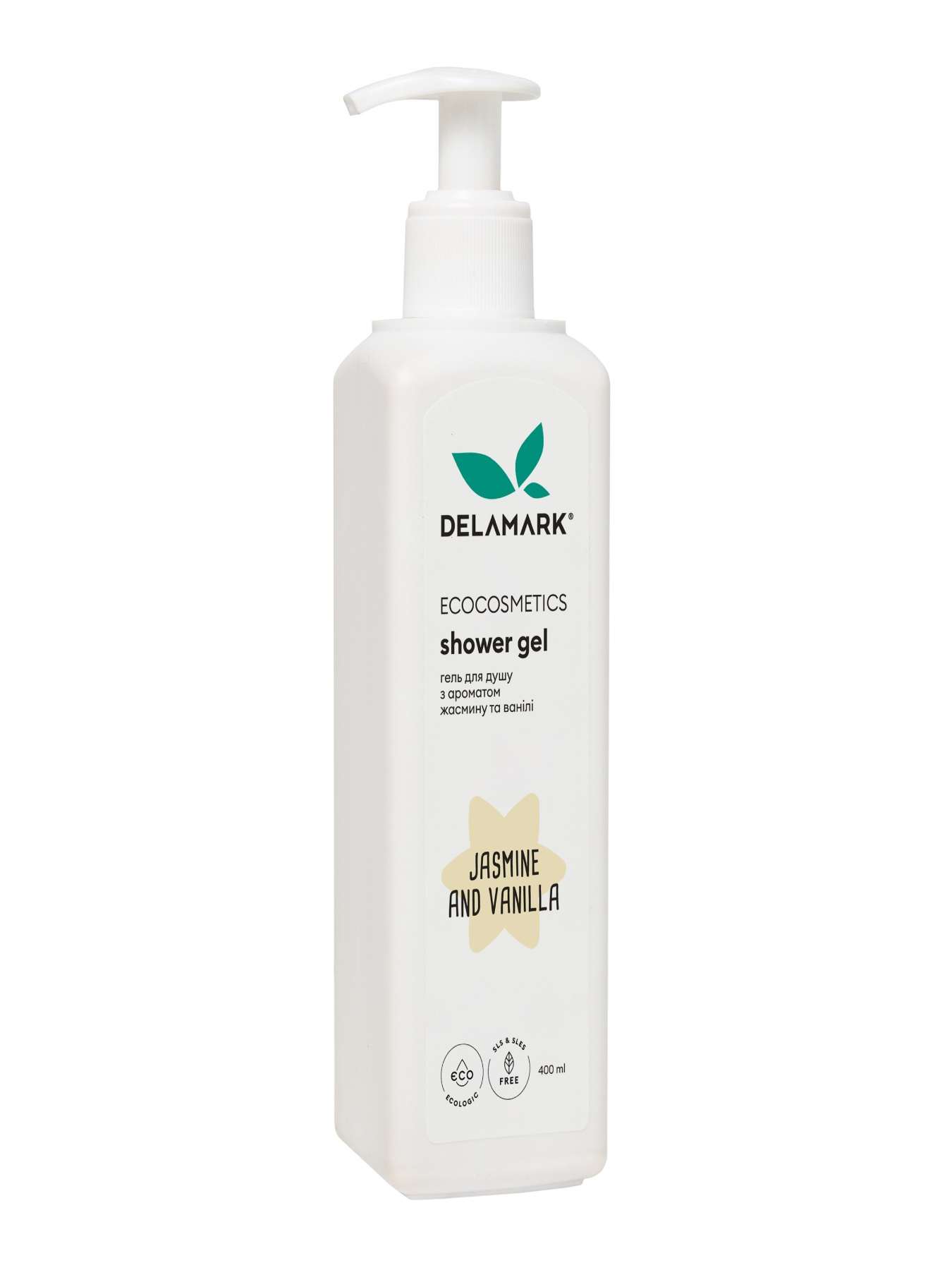 Гель для душу з ароматом квітів жасмину та нотками ванілі DeLaMark модель 4820152331465 Гель для душу з ароматом квітів жасмину та нотками ванілі DeLaMark модель 4820152331465 Фото