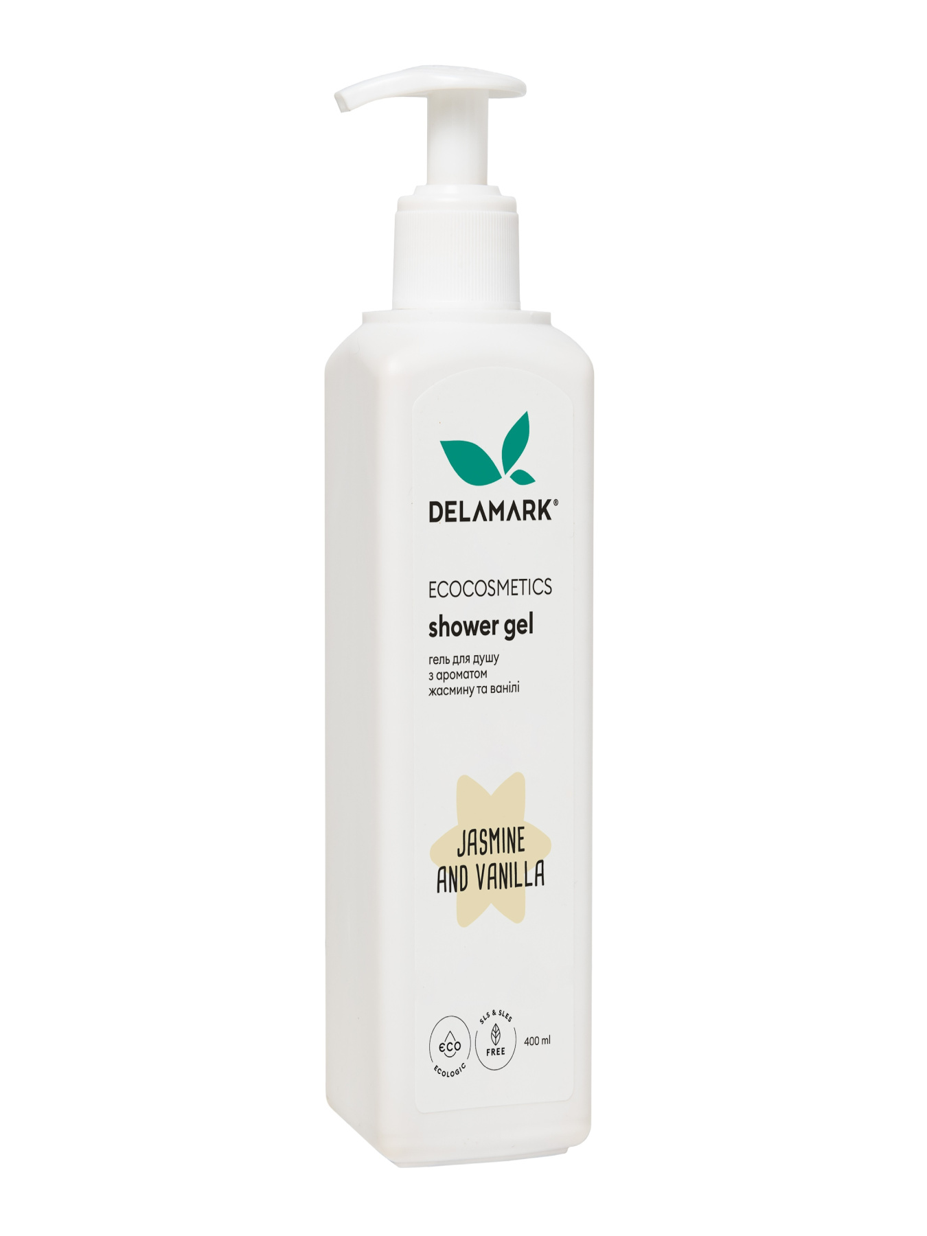 Гель для душу з ароматом квітів жасмину та нотками ванілі DeLaMark модель 4820152331465 Гель для душу з ароматом квітів жасмину та нотками ванілі DeLaMark модель 4820152331465 Фото