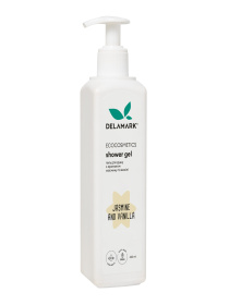 Гель для душу з ароматом квітів жасмину та нотками ванілі DeLaMark модель 4820152331465 Гель для душу з ароматом квітів жасмину та нотками ванілі DeLaMark модель 4820152331465 Фото