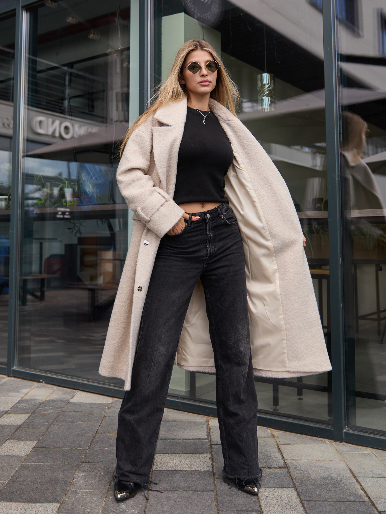 Пальто MilaNova модель Пальто ПВ-359 молоко Фото