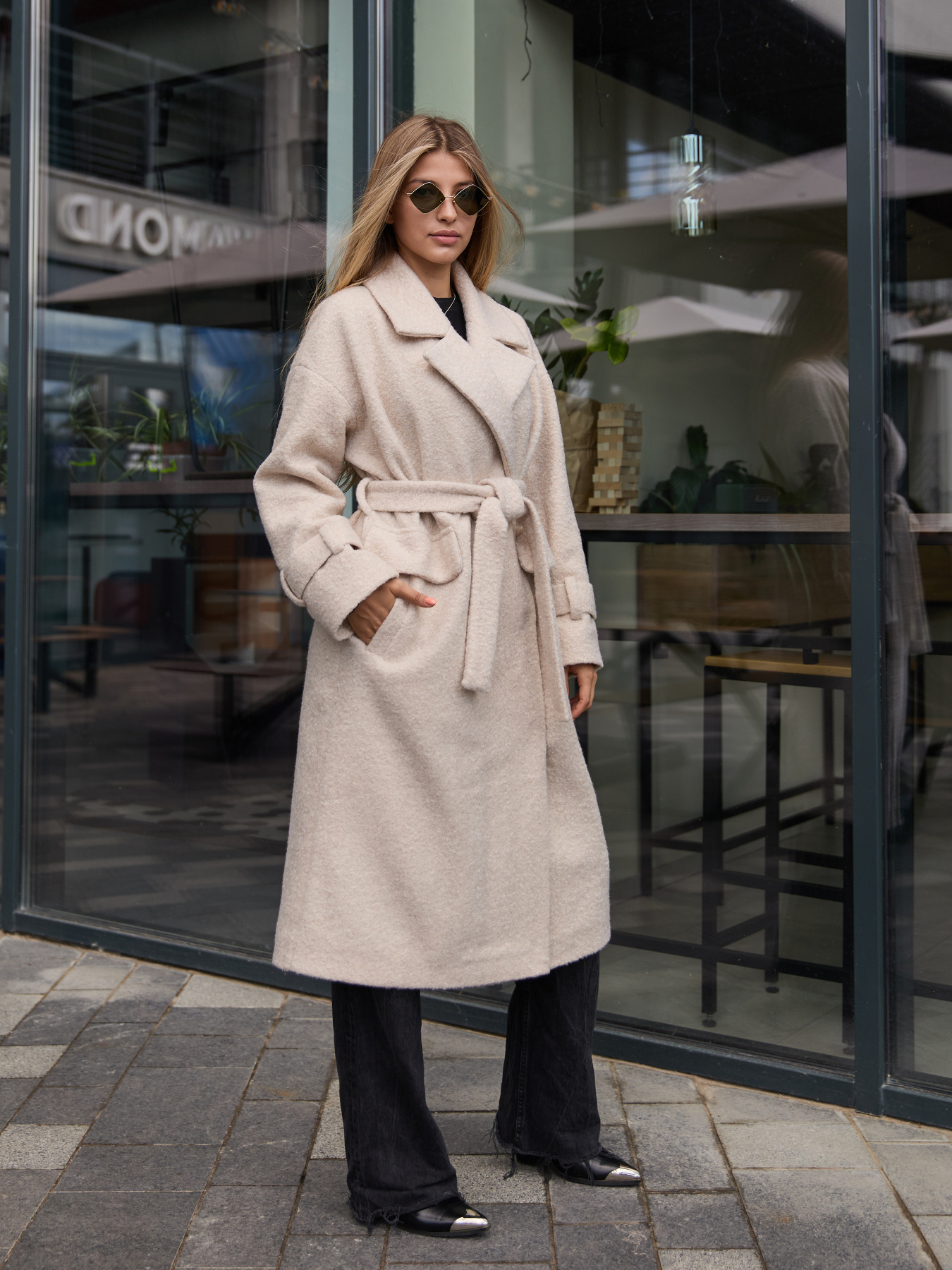 Пальто MilaNova модель Пальто ПВ-359 молоко Фото