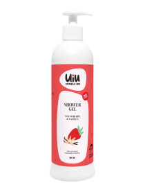 Гель для душу Полуниця & Ваніль DeLaMark Модель 4820152332844 Фото