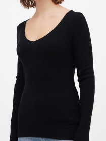 Джемпер Sassofono модель A271-SC-3614_черный Фото