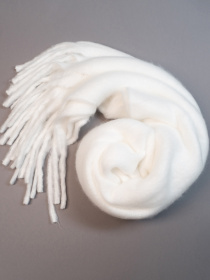 Шарф ISSA Plus модель SH-47_белый Фото