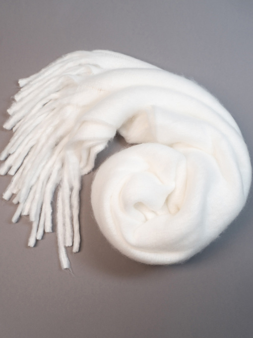 Шарф ISSA Plus Модель SH-47_белый Фото