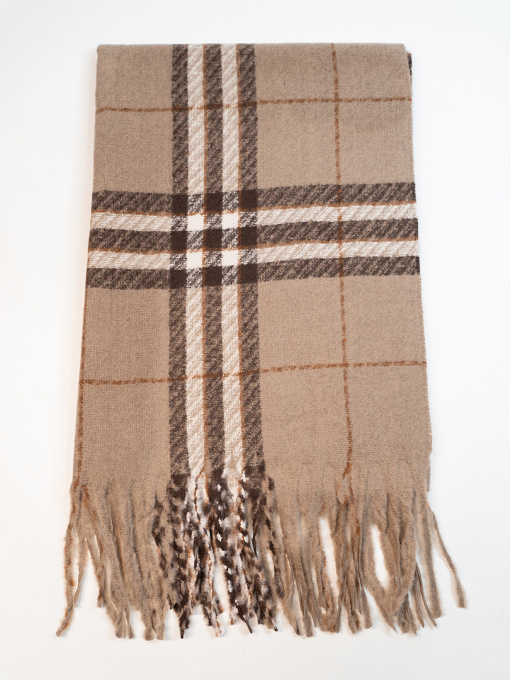 Шарф ISSA Plus Модель SH-63_коричневый Фото