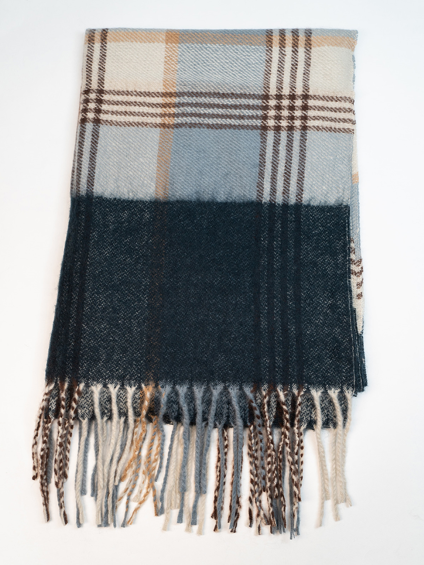 Шарф ISSA Plus модель SH-66_темно_синий Фото