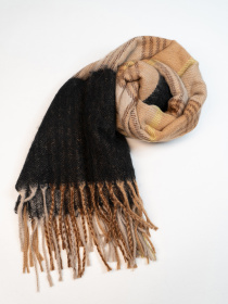 Шарф ISSA Plus Модель SH-66_черный Фото