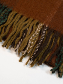 Шарф ISSA Plus Модель SH-66_коричневый Фото