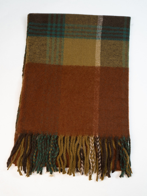 Шарф ISSA Plus Модель SH-66_коричневый Фото