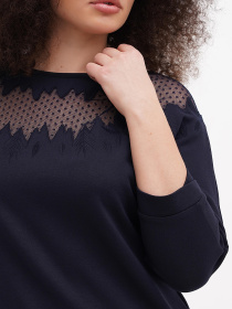 Блуза Sassofono модель A271-SC-3522_синий Фото