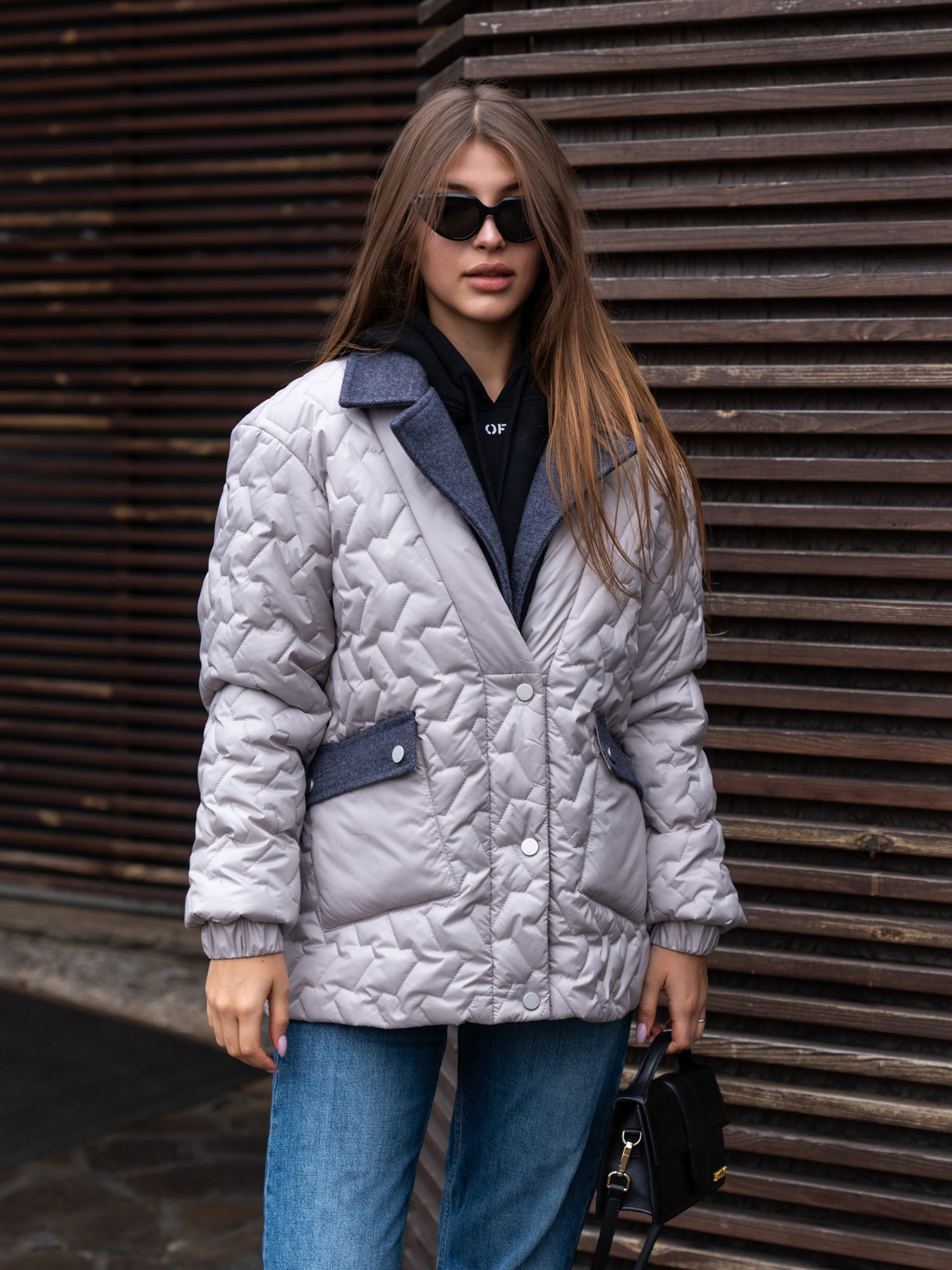 Демісезонна куртка MilaNova модель Куртка К-317 серый Фото