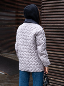 Демісезонна куртка MilaNova модель Куртка К-317 серый Фото