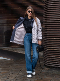 Демисезонная куртка MilaNova модель Куртка К-317 серый Фото