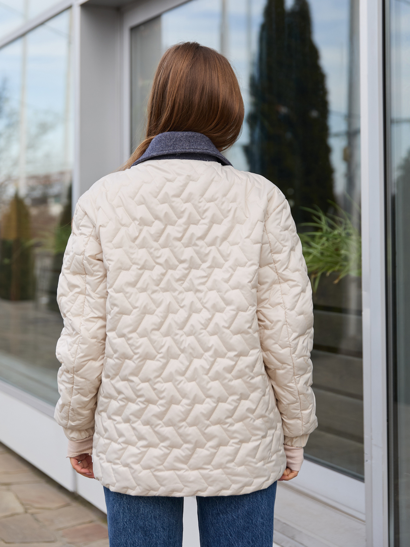 Демісезонна куртка MilaNova модель Куртка К-317 молоко Фото