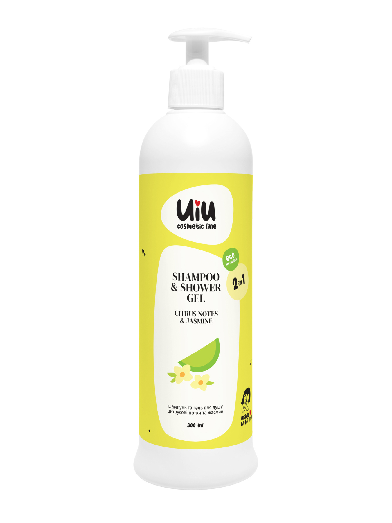 Шампунь та гель для душу 2 в 1 Жасмин & кедр DeLaMark модель 4820152333025 Фото