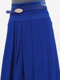 Спідниця міді Sassofono модель A271-SF-2542_электрик Фото