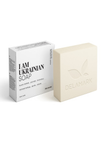 Тверде мило DeLaMark I am Ukrainian з ароматом чорного перцю, шкіри, пачулі DeLaMark модель 4820152333322 Фото