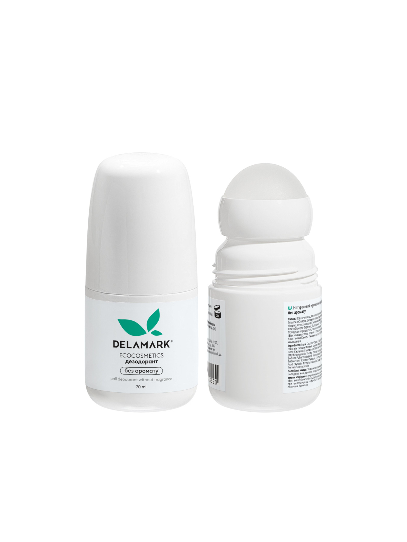 Натуральний кульковий дезодорант,  без аромату DeLaMark модель 4820152333520 Фото