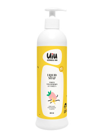 Рідке  мило Біла полуниця & Ваніль DeLaMark модель 4820152332875 Фото